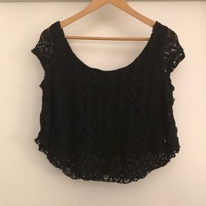 Crochet/lace crop top